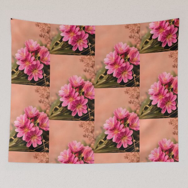 Item preview, Pink Lewisia Cotyledon – Fine Art Botanical Photography designed and sold by ViolafleurViolett.