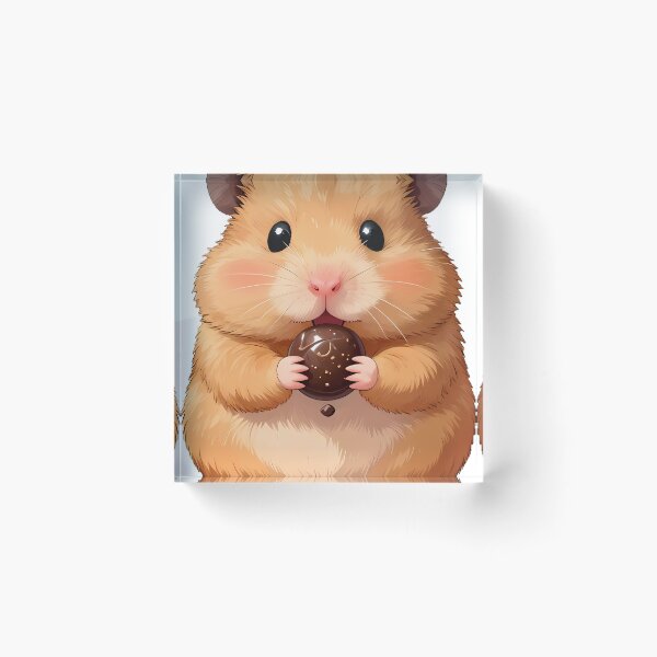 Item preview, Hamster Chocolate Cheeks designed and sold by pumsquare.
