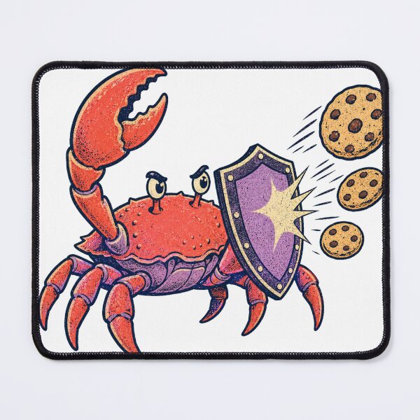 Item preview, Cookie-Blocking Crab – Online Privacy Creature designed and sold by yagniikd-.