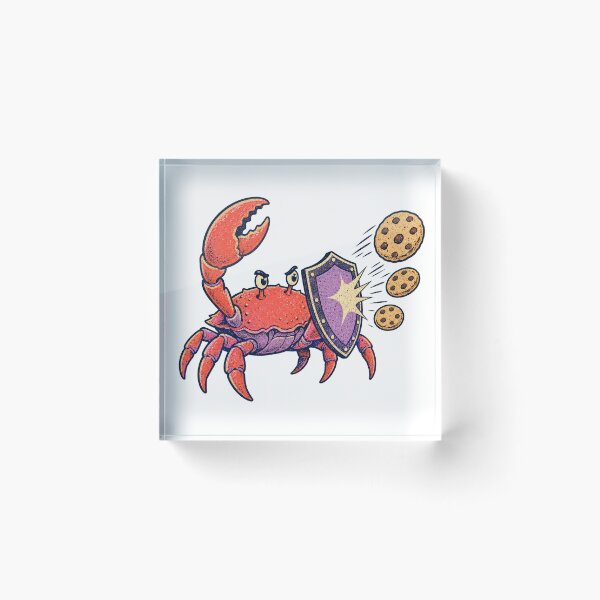 Item preview, Cookie-Blocking Crab – Online Privacy Creature designed and sold by yagniikd-.
