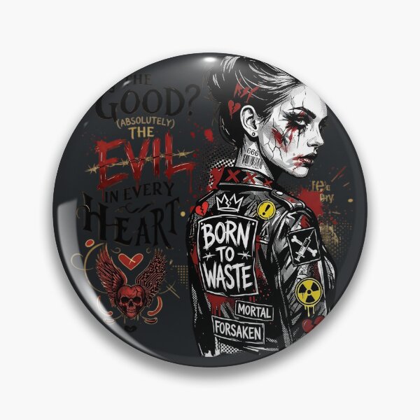 Item preview, Punk Woman Leather Jacket Collage designed and sold by Voodoo Store Paranormal Collections.