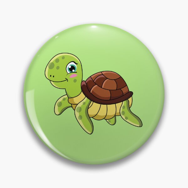 Item preview, Cute Cartoon Sea Turtle Baby Turtle Kawaii Art designed and sold by SolutionsArt.