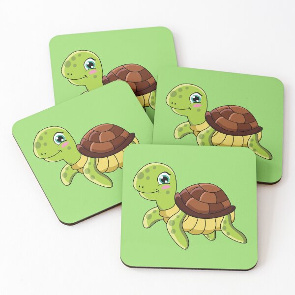 Item preview, Cute Cartoon Sea Turtle Baby Turtle Kawaii Art designed and sold by SolutionsArt.