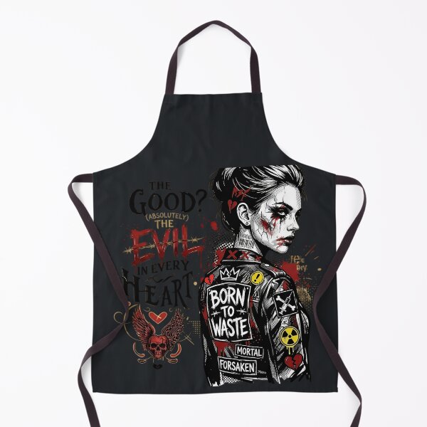 Item preview, Punk Woman Leather Jacket Collage designed and sold by Voodoo Store Paranormal Collections.