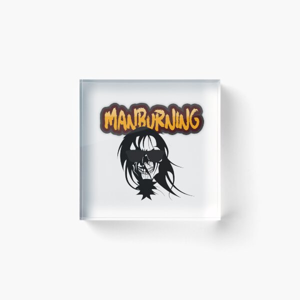 Item preview, ManBurning Logo (black) designed and sold by manburning.