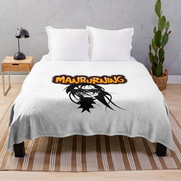 Artikelvorschau, ManBurning-Logo (schwarz) entworfen und verkauft von manburning.