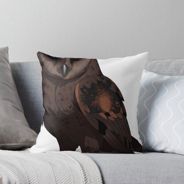 Item preview, Barn Owl Dark Cocoa Feathers designed and sold by IllumeInk.