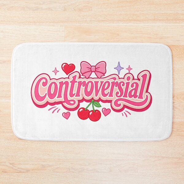 Item preview, Controversial Cute Girly Typography Design designed and sold by RedCircleArt.