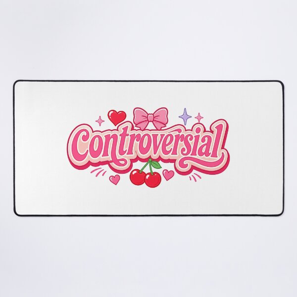 Item preview, Controversial Cute Girly Typography Design designed and sold by RedCircleArt.