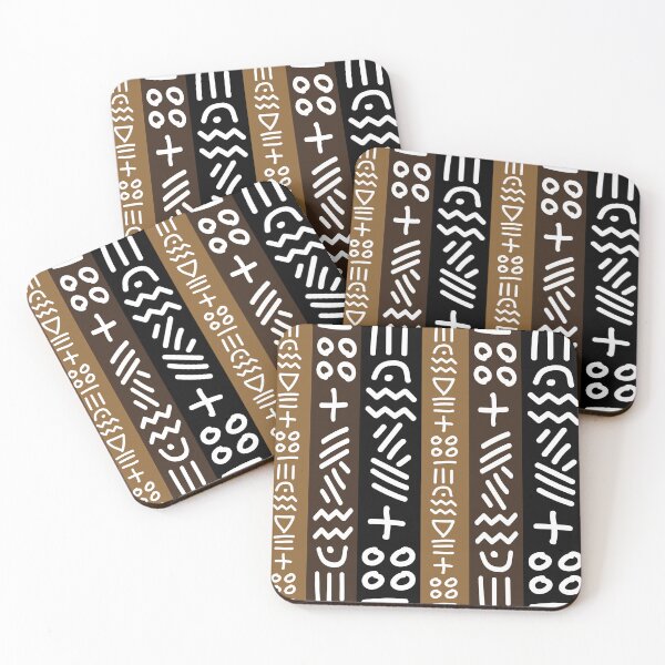 Item preview, African Bogolan Geometric Pattern  designed and sold by Wolagno.