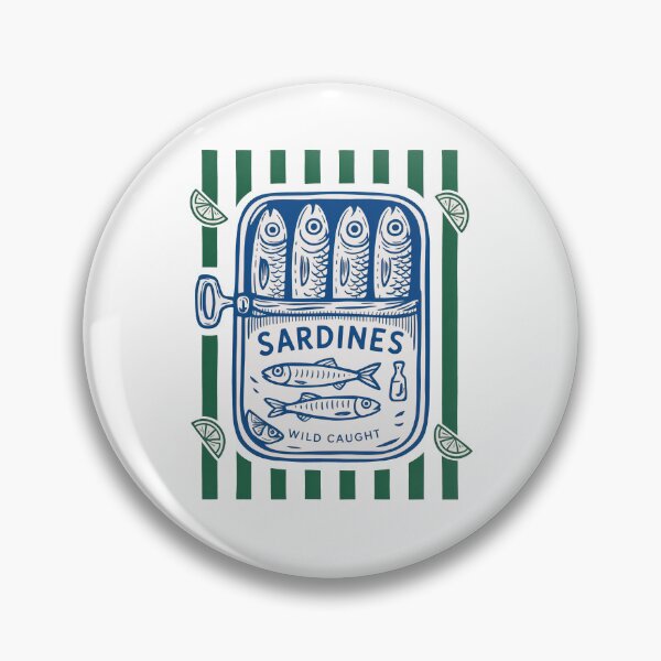 Item preview, Les Sardines Funny Tinned Fish Lover designed and sold by Hedoraxe.