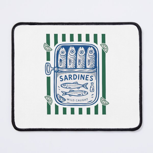 Item preview, Les Sardines Funny Tinned Fish Lover designed and sold by Hedoraxe.