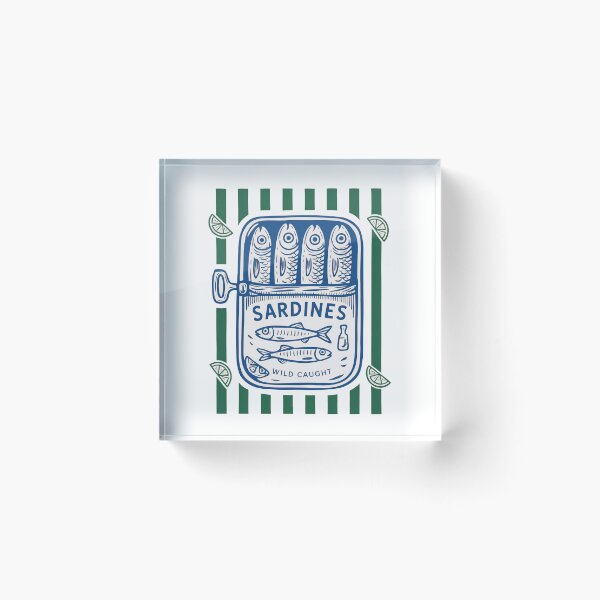 Item preview, Les Sardines Funny Tinned Fish Lover designed and sold by Hedoraxe.
