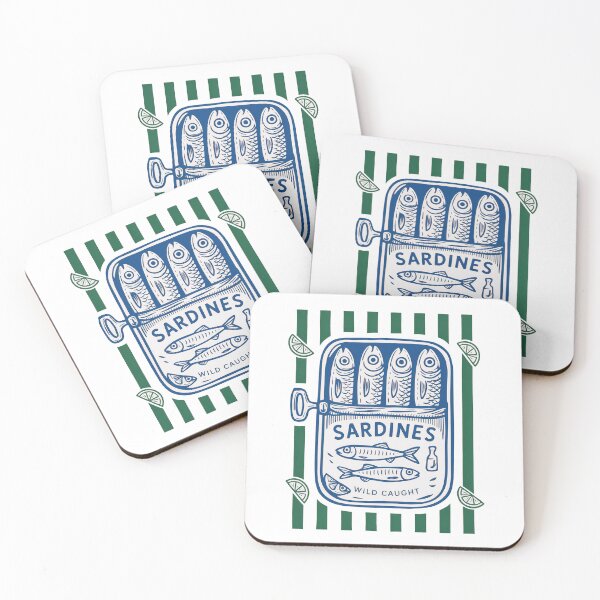 Item preview, Les Sardines Funny Tinned Fish Lover designed and sold by Hedoraxe.