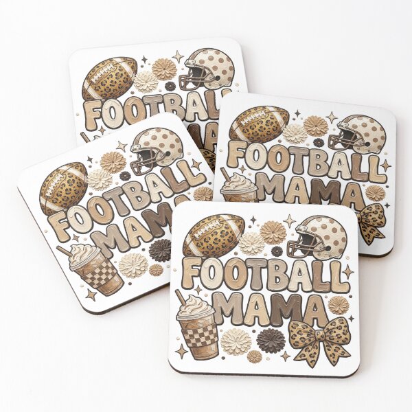 Item preview, Neutral Leopard Football Mama Aesthetic Fall Game Day designed and sold by raedattia.