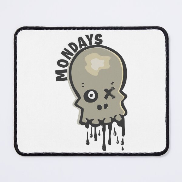 Item preview,  Melting Mondays Skull - Anti-Monday Drip Design designed and sold by badgersmerch.