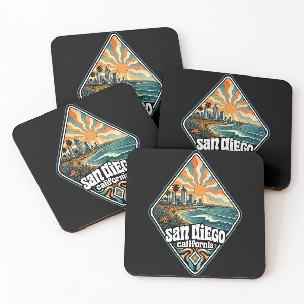 Item preview, San Diego California United States Travel Trippy designed and sold by TomFrontierArt.