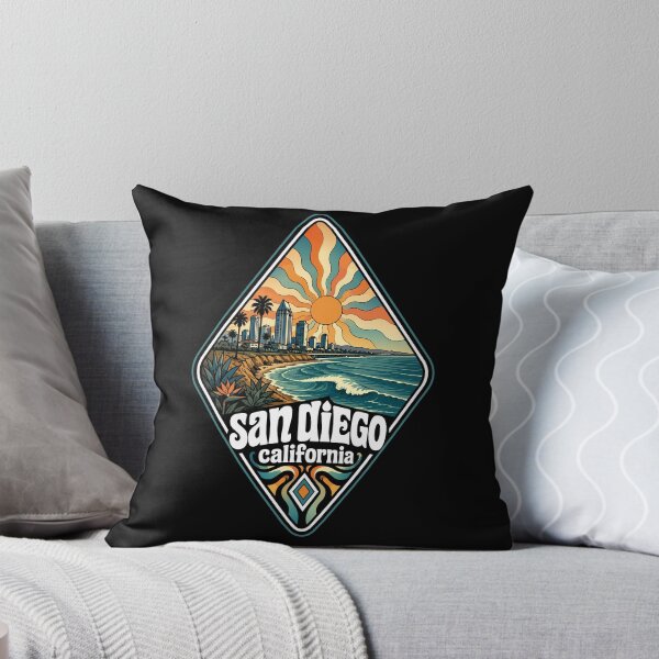 Item preview, San Diego California United States Travel Trippy designed and sold by TomFrontierArt.