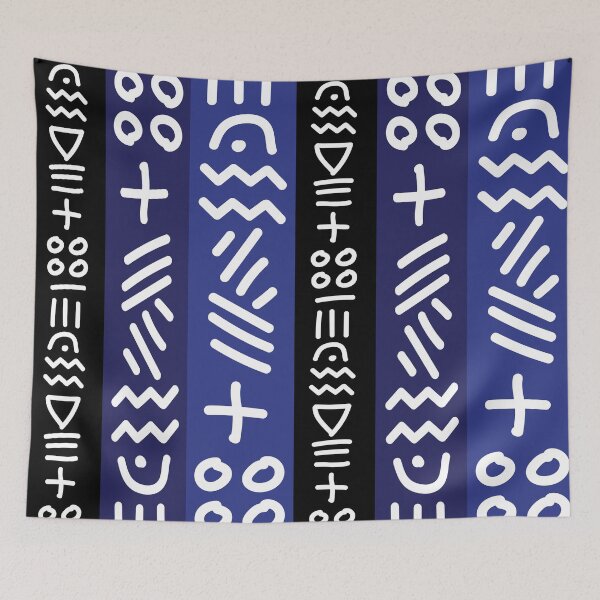Item preview, African Bogolan Geometric Pattern designed and sold by Wolagno.