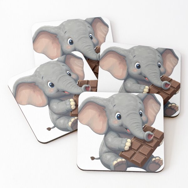 Item preview, Baby Elephant Chocolate designed and sold by pumsquare.
