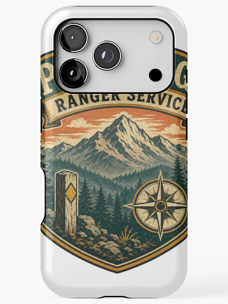 Thumbnail 1 of 4, iPhone Case, Pine Ridge Ranger Service designed and sold by alexrow.
