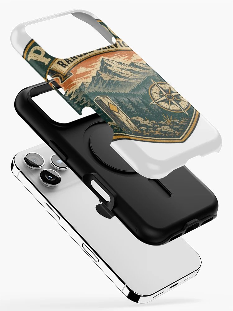 Thumbnail 2 of 4, iPhone Case, Pine Ridge Ranger Service designed and sold by alexrow.