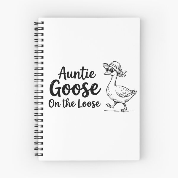 Item preview, Auntie Goose On The Loose Funny Aunt Silly Goose Retro Art designed and sold by Angie-Atelier.