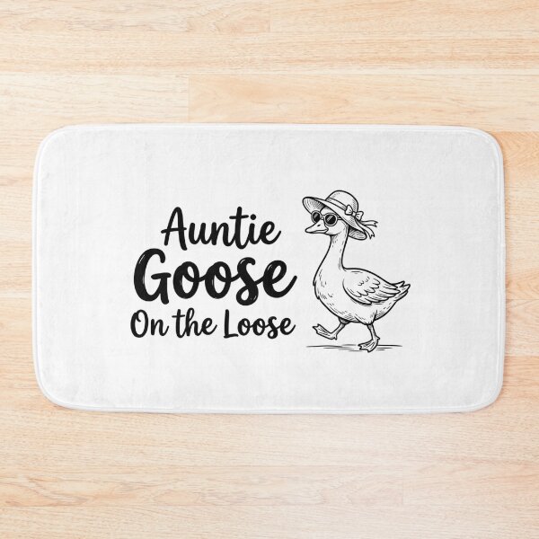 Item preview, Auntie Goose On The Loose Funny Aunt Silly Goose Retro Art designed and sold by Angie-Atelier.