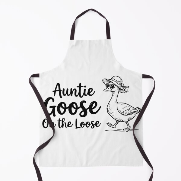 Item preview, Auntie Goose On The Loose Funny Aunt Silly Goose Retro Art designed and sold by Angie-Atelier.