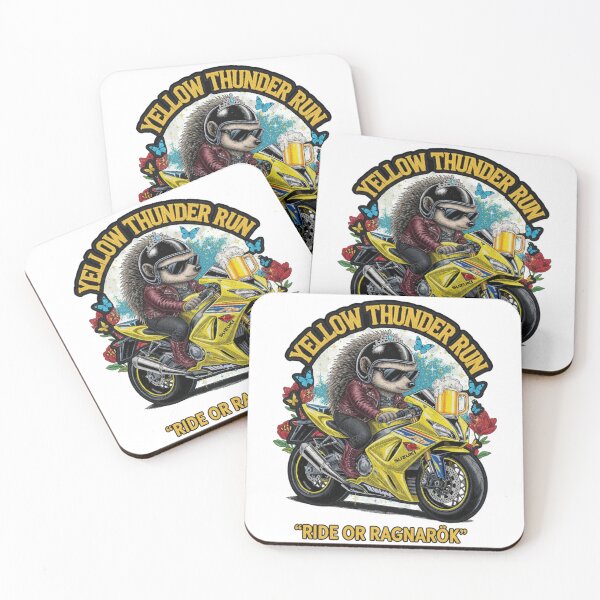 Item preview, Yellow Thunder Run - Suzuki Beer Ride designed and sold by Hellulandia - no nää ny vaa o tämmöne.