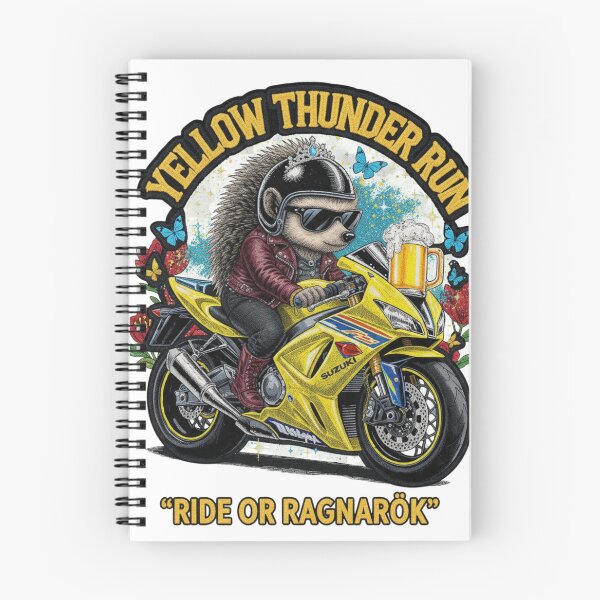Aperçu de l'œuvre Yellow Thunder Run - Suzuki Beer Ride créée et vendue par Hellulandia - no nää ny vaa o tämmöne.