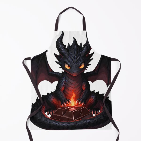 Item preview, Mini Black Dragon Chocolate Flame designed and sold by IllumeInk.