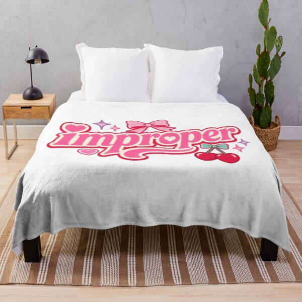 Item preview, Improper Cute Girly Typography Design designed and sold by RedCircleArt.