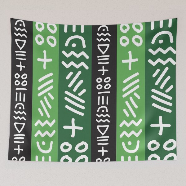 Item preview, African Bogolan Geometric Pattern  designed and sold by Wolagno.