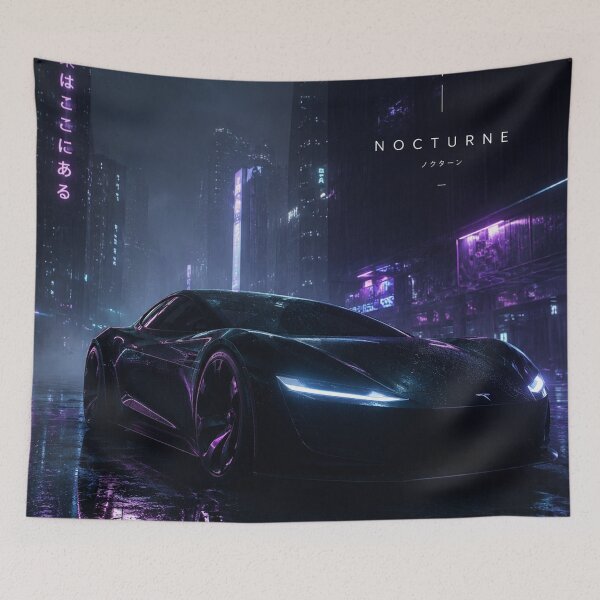 Item preview, Nocturnal reflections in a neon city designed and sold by mattewjoilen.