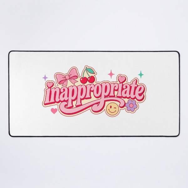 Item preview, Inappropriate Cute Girly Typography Design designed and sold by RedCircleArt.