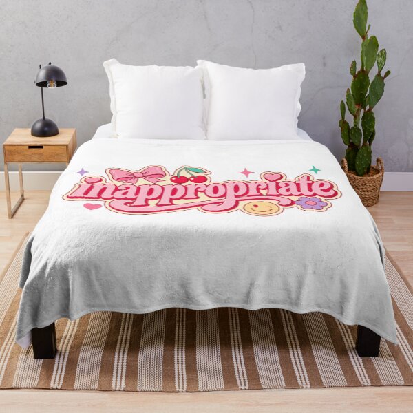 Item preview, Inappropriate Cute Girly Typography Design designed and sold by RedCircleArt.