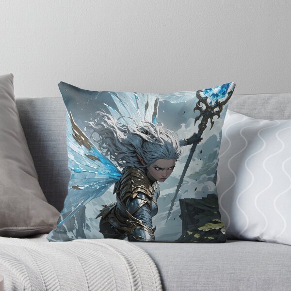 Item preview, Storm Fairy Warrior Epic Fantasy With Wind Magic designed and sold by BorgSpareParts.