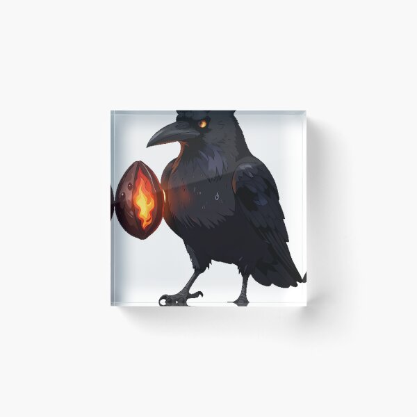 Item preview, Crow Dark Cocoa Ember designed and sold by IllumeInk.