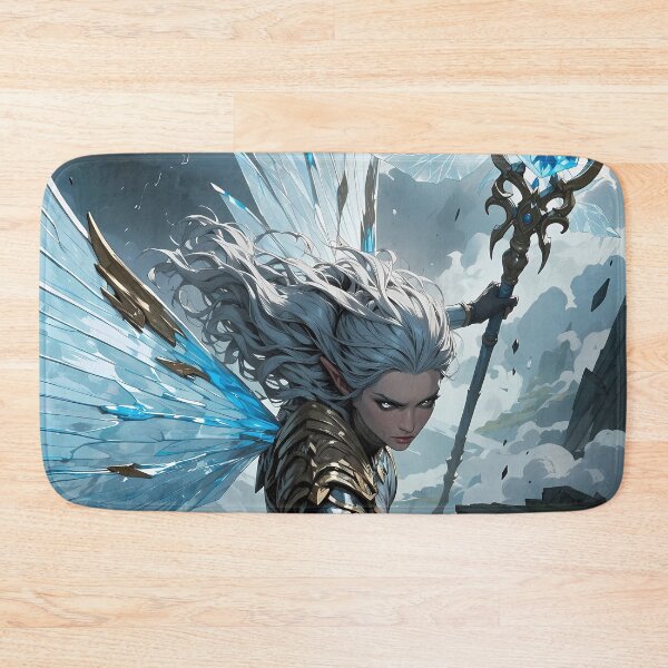 Item preview, Storm Fairy Warrior Epic Fantasy With Wind Magic designed and sold by BorgSpareParts.
