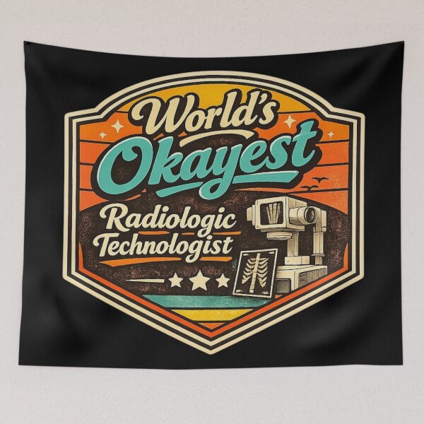 Item preview, Worlds Okayest Radiologic Technologist Funny Rad Tech designed and sold by Timeless Junction.
