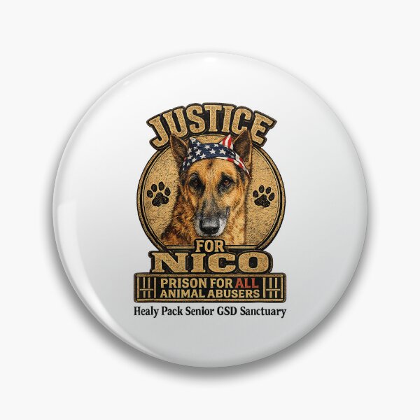 Item preview, Justice For Nico Animal Rescue Dog Vintage Awareness designed and sold by cerima.