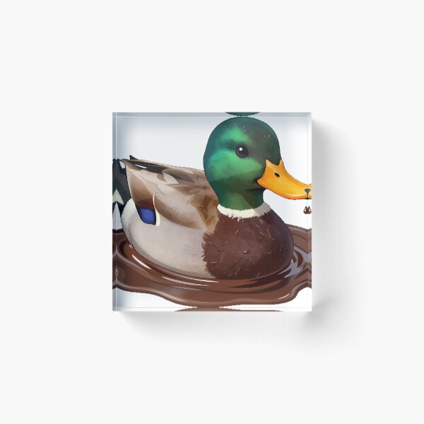 Item preview, Mallard Duck Chocolate Pond designed and sold by pumsquare.