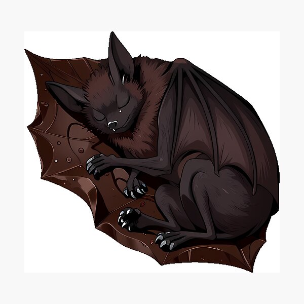 Item preview, Bat Dark Chocolate Sleep designed and sold by IllumeInk.