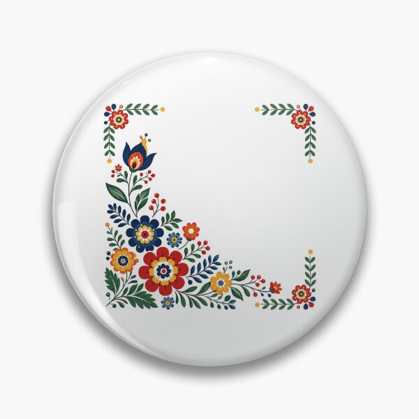 Item preview, Folk Flower Frame designed and sold by PetalGarden.