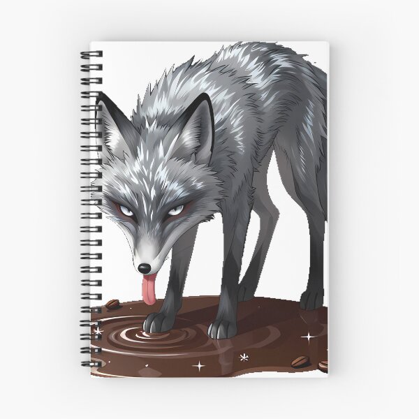 Item preview, Silver Fox Midnight Cocoa designed and sold by IllumeInk.