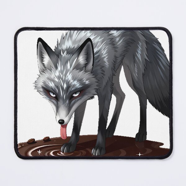 Item preview, Silver Fox Midnight Cocoa designed and sold by IllumeInk.