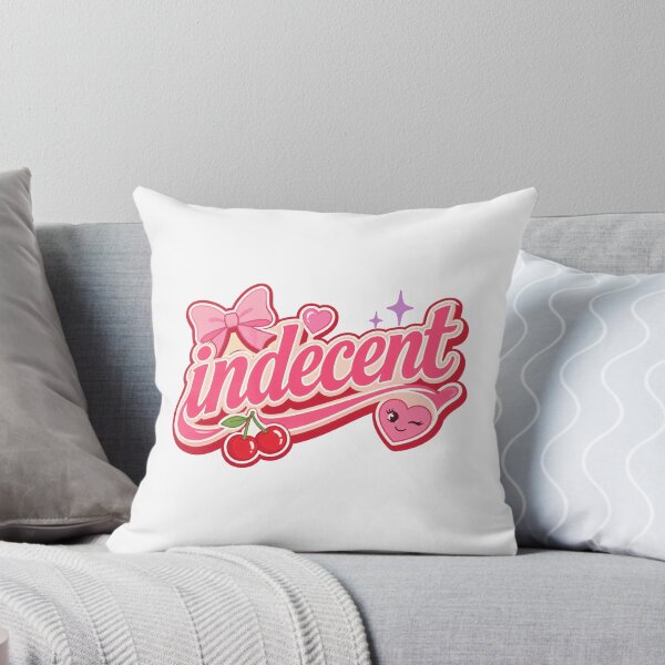 Item preview, Indecent Cute Girly Typography Design designed and sold by RedCircleArt.