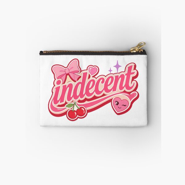 Item preview, Indecent Cute Girly Typography Design designed and sold by RedCircleArt.