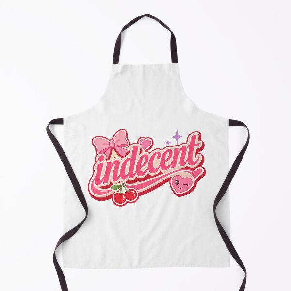 Item preview, Indecent Cute Girly Typography Design designed and sold by RedCircleArt.